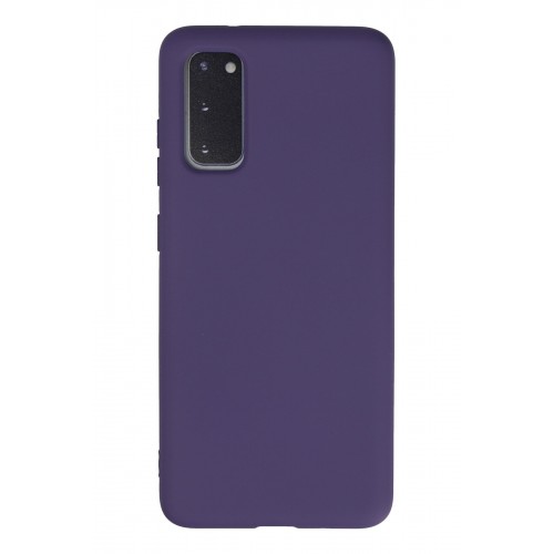 Newface Samsung Galaxy S20 Kılıf Nano içi Kadife Silikon - Mor Newface Samsung Galaxy S20 Kılıf Nano içi Kadife Silikon - Mor