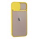 Newface iPhone 13 Kılıf Palm Buzlu Kamera Sürgülü Silikon - Sarı Newface iPhone 13 Kılıf Palm Buzlu Kamera Sürgülü Silikon - Sarı