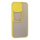 Newface iPhone 13 Pro Kılıf Palm Buzlu Kamera Sürgülü Silikon - Sarı Newface iPhone 13 Pro Kılıf Palm Buzlu Kamera Sürgülü Silikon - Sarı