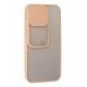 Newface iPhone 13 Pro Kılıf Palm Buzlu Kamera Sürgülü Silikon - Pembe Newface iPhone 13 Pro Kılıf Palm Buzlu Kamera Sürgülü Silikon - Pembe