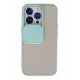 Newface iPhone 13 Pro Kılıf Palm Buzlu Kamera Sürgülü Silikon - Turkuaz Newface iPhone 13 Pro Kılıf Palm Buzlu Kamera Sürgülü Silikon - Turkuaz