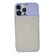 Newface iPhone 13 Pro Max Kılıf Palm Buzlu Kamera Sürgülü Silikon - Lila Newface iPhone 13 Pro Max Kılıf Palm Buzlu Kamera Sürgülü Silikon - Lila