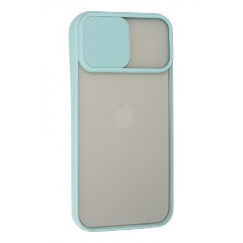 Newface iPhone 13 Pro Max Kılıf Palm Buzlu Kamera Sürgülü Silikon - Turkuaz Newface iPhone 13 Pro Max Kılıf Palm Buzlu Kamera Sürgülü Silikon - Turkuaz