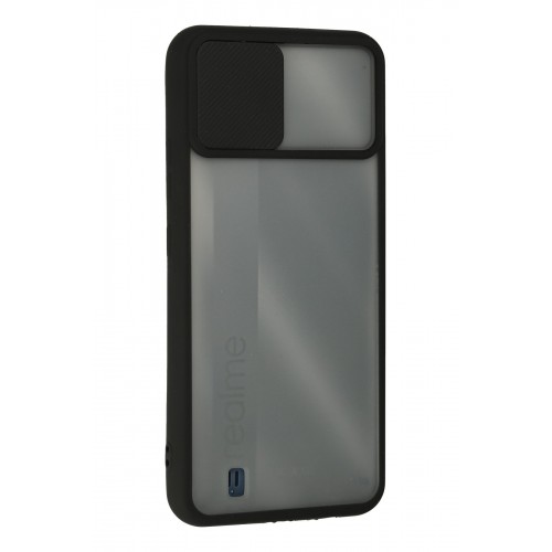 Newface Realme C11 2021 Kılıf Palm Buzlu Kamera Sürgülü Silikon - Siyah Newface Realme C11 2021 Kılıf Palm Buzlu Kamera Sürgülü Silikon - Siyah