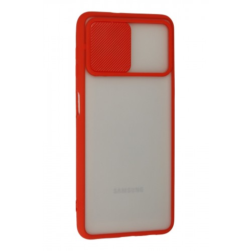 Newface Samsung Galaxy A22 Kılıf Palm Buzlu Kamera Sürgülü Silikon - Kırmızı Newface Samsung Galaxy A22 Kılıf Palm Buzlu Kamera Sürgülü Silikon - Kırmızı