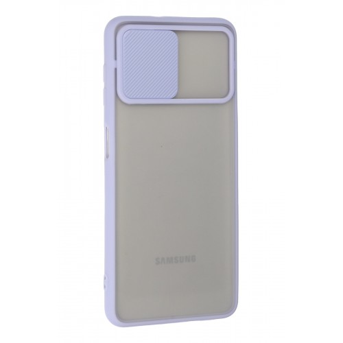 Newface Samsung Galaxy A22 Kılıf Palm Buzlu Kamera Sürgülü Silikon - Lila Newface Samsung Galaxy A22 Kılıf Palm Buzlu Kamera Sürgülü Silikon - Lila