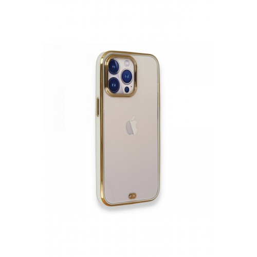 Newface iPhone 13 Pro Kılıf Liva Silikon - Beyaz Newface iPhone 13 Pro Kılıf Liva Silikon - Beyaz