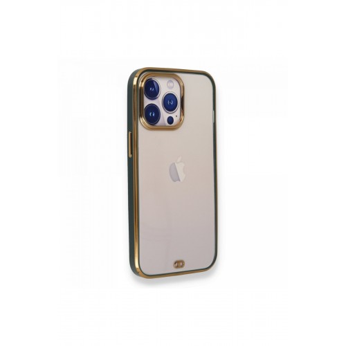 Newface iPhone 13 Pro Kılıf Liva Silikon - Yeşil Newface iPhone 13 Pro Kılıf Liva Silikon - Yeşil