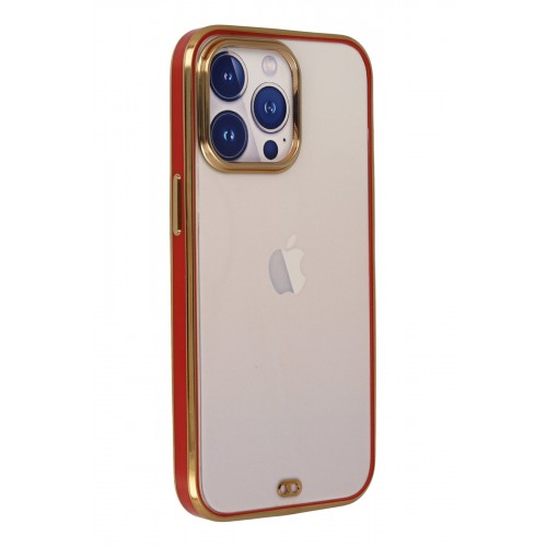 Newface iPhone 13 Pro Max Kılıf Liva Silikon - Kırmızı Newface iPhone 13 Pro Max Kılıf Liva Silikon - Kırmızı
