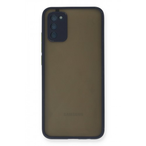 Newface Samsung Galaxy A03S Kılıf Montreal Silikon Kapak - Lacivert Newface Samsung Galaxy A03S Kılıf Montreal Silikon Kapak - Lacivert