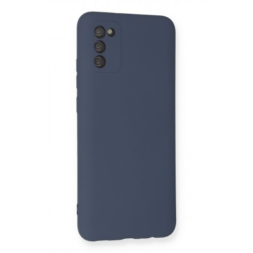Newface Samsung Galaxy A03S Kılıf Nano içi Kadife Silikon - Gri Newface Samsung Galaxy A03S Kılıf Nano içi Kadife Silikon - Gri