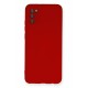 Newface Samsung Galaxy A03S Kılıf Nano içi Kadife Silikon - Kırmızı Newface Samsung Galaxy A03S Kılıf Nano içi Kadife Silikon - Kırmızı