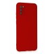 Newface Samsung Galaxy A03S Kılıf Nano içi Kadife Silikon - Kırmızı Newface Samsung Galaxy A03S Kılıf Nano içi Kadife Silikon - Kırmızı
