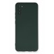Newface Samsung Galaxy A03S Kılıf Nano içi Kadife Silikon - Koyu Yeşil Newface Samsung Galaxy A03S Kılıf Nano içi Kadife Silikon - Koyu Yeşil
