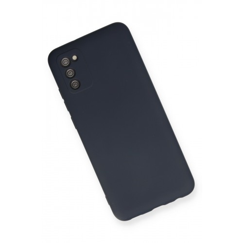 Newface Samsung Galaxy A03S Kılıf Nano içi Kadife Silikon - Lacivert Newface Samsung Galaxy A03S Kılıf Nano içi Kadife Silikon - Lacivert