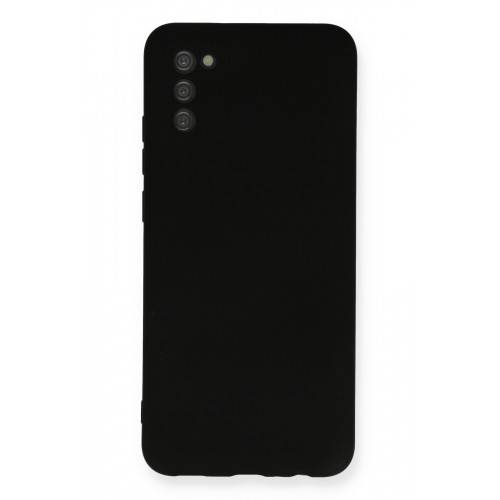 Newface Samsung Galaxy A03S Kılıf Nano içi Kadife Silikon - Siyah Newface Samsung Galaxy A03S Kılıf Nano içi Kadife Silikon - Siyah