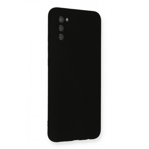 Newface Samsung Galaxy A03S Kılıf Nano içi Kadife Silikon - Siyah Newface Samsung Galaxy A03S Kılıf Nano içi Kadife Silikon - Siyah