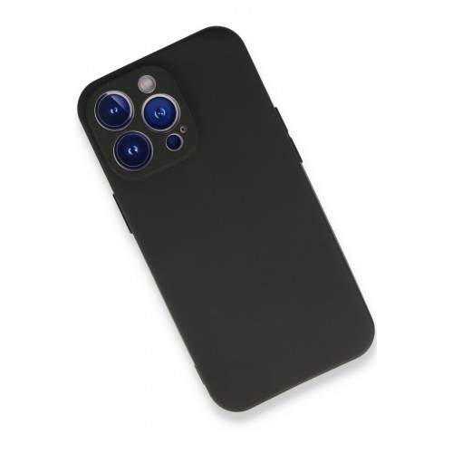 Newface iPhone 13 Pro Max Kılıf First Silikon - Siyah Newface iPhone 13 Pro Max Kılıf First Silikon - Siyah