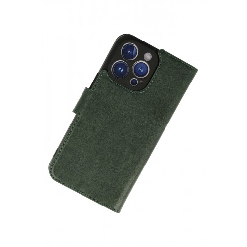 Newface iPhone 13 Pro Max Kılıf Trend S Plus Kapaklı Kılıf - Yeşil Newface iPhone 13 Pro Max Kılıf Trend S Plus Kapaklı Kılıf - Yeşil