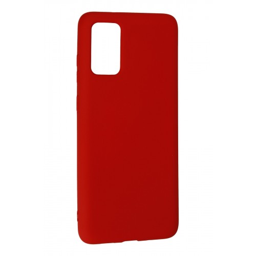 Newface Samsung Galaxy S20 Plus Kılıf Nano içi Kadife Silikon - Kırmızı Newface Samsung Galaxy S20 Plus Kılıf Nano içi Kadife Silikon - Kırmızı