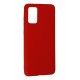 Newface Samsung Galaxy S20 Plus Kılıf Nano içi Kadife Silikon - Kırmızı Newface Samsung Galaxy S20 Plus Kılıf Nano içi Kadife Silikon - Kırmızı