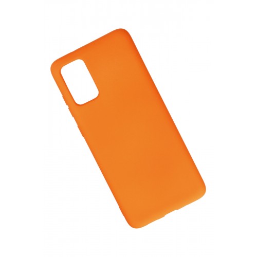 Newface Samsung Galaxy S20 Plus Kılıf Nano içi Kadife Silikon - Turuncu Newface Samsung Galaxy S20 Plus Kılıf Nano içi Kadife Silikon - Turuncu