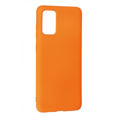 Newface Samsung Galaxy S20 Plus Kılıf Nano içi Kadife Silikon - Turuncu Newface Samsung Galaxy S20 Plus Kılıf Nano içi Kadife Silikon - Turuncu