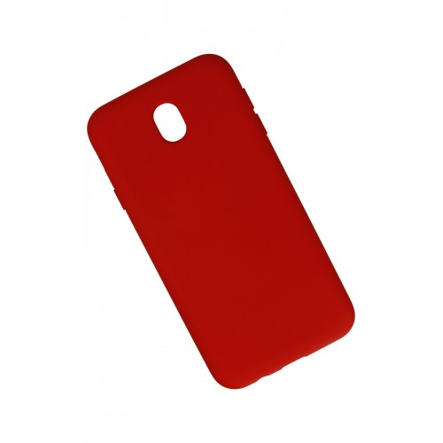 Newface Samsung Galaxy J7 Pro / J730 Kılıf Nano içi Kadife Silikon - Kırmızı Newface Samsung Galaxy J7 Pro / J730 Kılıf Nano içi Kadife Silikon - Kırmızı