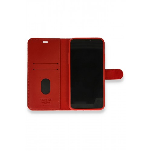 Newface iPhone 12 Mini Kılıf Trend S Plus Kapaklı Kılıf - Kırmızı Newface iPhone 12 Mini Kılıf Trend S Plus Kapaklı Kılıf - Kırmızı