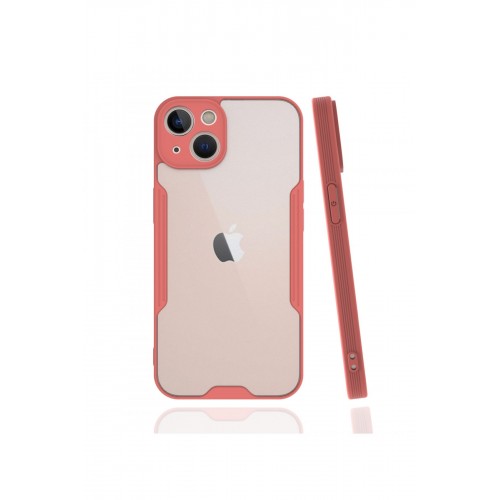 Newface iPhone 13 Kılıf Platin Silikon - Pembe Newface iPhone 13 Kılıf Platin Silikon - Pembe