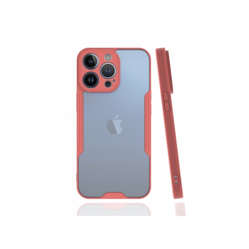 Newface iPhone 13 Pro Max Kılıf Platin Silikon - Pembe Newface iPhone 13 Pro Max Kılıf Platin Silikon - Pembe