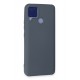 Newface Realme C15 Kılıf Nano içi Kadife Silikon - Gri Newface Realme C15 Kılıf Nano içi Kadife Silikon - Gri