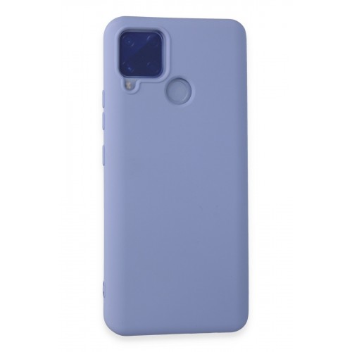 Newface Realme C15 Kılıf Nano içi Kadife Silikon - Lila Newface Realme C15 Kılıf Nano içi Kadife Silikon - Lila