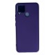Newface Realme C15 Kılıf Nano içi Kadife Silikon - Mor Newface Realme C15 Kılıf Nano içi Kadife Silikon - Mor