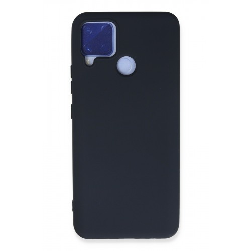 Newface Realme C15 Kılıf Nano içi Kadife Silikon - Lacivert Newface Realme C15 Kılıf Nano içi Kadife Silikon - Lacivert