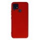 Newface Realme C25 Kılıf Nano içi Kadife Silikon - Kırmızı Newface Realme C25 Kılıf Nano içi Kadife Silikon - Kırmızı