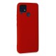 Newface Realme C25 Kılıf Nano içi Kadife Silikon - Kırmızı Newface Realme C25 Kılıf Nano içi Kadife Silikon - Kırmızı