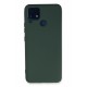 Newface Realme C25 Kılıf Nano içi Kadife Silikon - Koyu Yeşil Newface Realme C25 Kılıf Nano içi Kadife Silikon - Koyu Yeşil