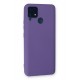 Newface Realme C25 Kılıf Nano içi Kadife Silikon - Mor Newface Realme C25 Kılıf Nano içi Kadife Silikon - Mor