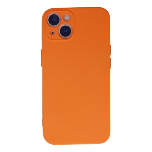 Newface iPhone 13 Mini Kılıf Nano içi Kadife Silikon - Turuncu Newface iPhone 13 Mini Kılıf Nano içi Kadife Silikon - Turuncu