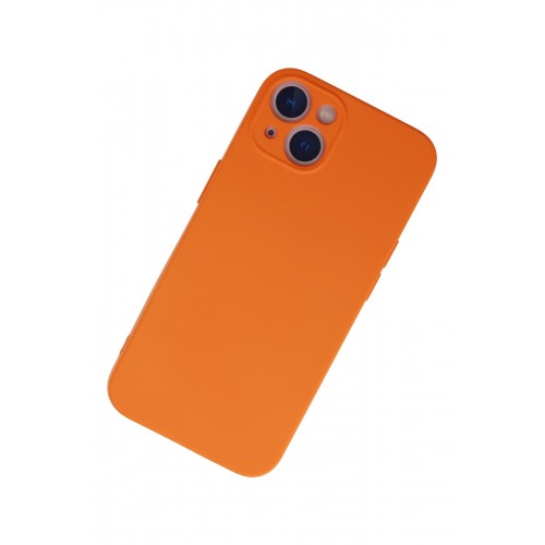 Newface iPhone 13 Mini Kılıf Nano içi Kadife Silikon - Turuncu Newface iPhone 13 Mini Kılıf Nano içi Kadife Silikon - Turuncu