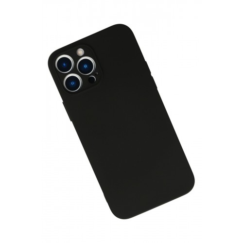 Newface iPhone 13 Pro Kılıf Nano içi Kadife Silikon - Siyah Newface iPhone 13 Pro Kılıf Nano içi Kadife Silikon - Siyah