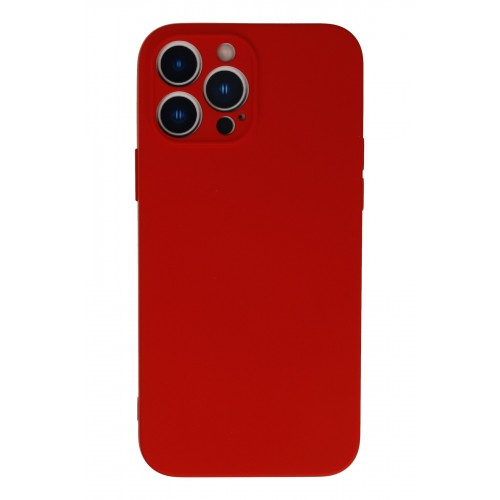 Newface iPhone 13 Pro Kılıf Nano içi Kadife Silikon - Kırmızı Newface iPhone 13 Pro Kılıf Nano içi Kadife Silikon - Kırmızı