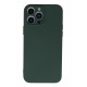 Newface iPhone 13 Pro Kılıf Nano içi Kadife Silikon - Koyu Yeşil Newface iPhone 13 Pro Kılıf Nano içi Kadife Silikon - Koyu Yeşil