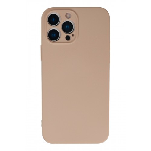 Newface iPhone 13 Pro Kılıf Nano içi Kadife Silikon - Pudra Newface iPhone 13 Pro Kılıf Nano içi Kadife Silikon - Pudra