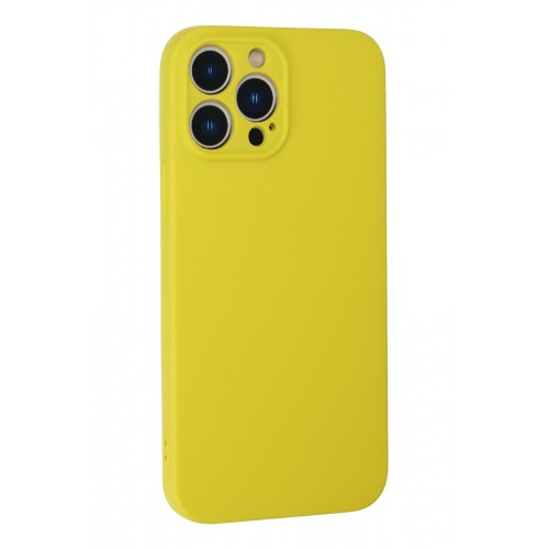 Newface iPhone 13 Pro Max Kılıf Nano içi Kadife Silikon - Sarı Newface iPhone 13 Pro Max Kılıf Nano içi Kadife Silikon - Sarı