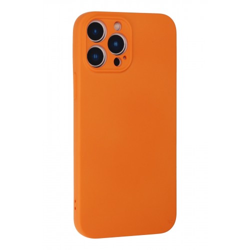 Newface iPhone 13 Pro Max Kılıf Nano içi Kadife Silikon - Turuncu Newface iPhone 13 Pro Max Kılıf Nano içi Kadife Silikon - Turuncu