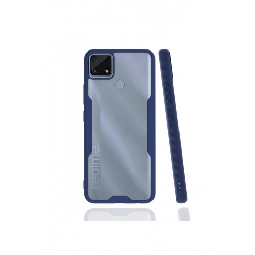 Newface Realme C25 Kılıf Platin Silikon - Lacivert Newface Realme C25 Kılıf Platin Silikon - Lacivert