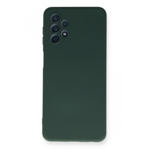 Newface Samsung Galaxy A52S Kılıf Nano içi Kadife Silikon - Koyu Yeşil Newface Samsung Galaxy A52S Kılıf Nano içi Kadife Silikon - Koyu Yeşil
