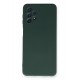 Newface Samsung Galaxy A52S Kılıf Nano içi Kadife Silikon - Koyu Yeşil Newface Samsung Galaxy A52S Kılıf Nano içi Kadife Silikon - Koyu Yeşil